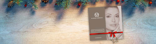 Szukasz idealnego prezentu na gwiazdkę, dla bliskiej osoby? Podaruj jej wyjątkowy upominek. Sprawdź, co przygotowaliśmy dla Ciebie w Klinice Miracki. Zapraszamy na zabiegi w naszych klinikach w Warszawie, Katowicach, Łodzi i Krakowie.