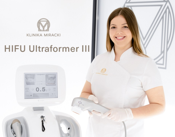 Zagęszczenie skóry, redukcja wiotkości, tkanki tłuszczowej i zmarszczek w ramach jednego zabiegu HIFU. ▾ Wybierz ultradźwięki w Klinice Miracki w Warszawie, Krakowie, Łodzi i Katowicach!