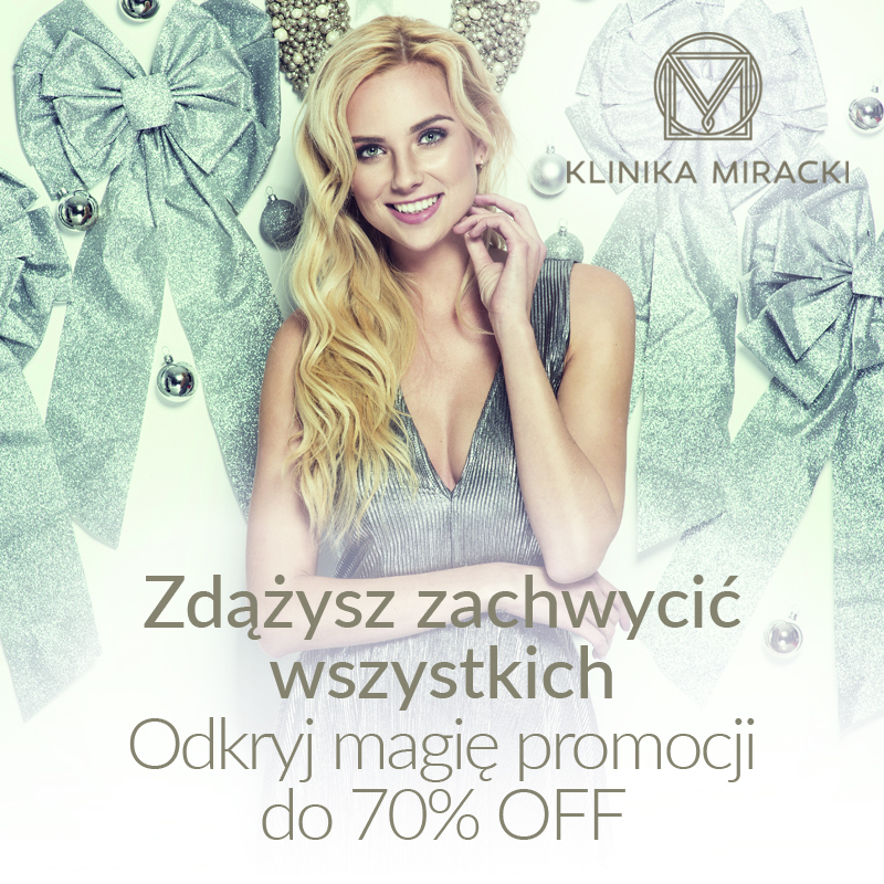 To ostatni moment, by zadbać o urodę przed świętami. Zapraszamy na zabiegi w naszych klinikach w Warszawie, Łodzi, Katowicach i Krakowie.