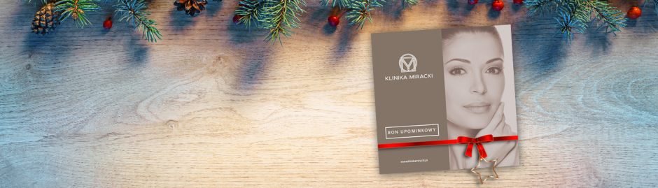 Szukasz idealnego prezentu na gwiazdkę, dla bliskiej osoby? Podaruj jej wyjątkowy upominek. Sprawdź, co przygotowaliśmy dla Ciebie w Klinice Miracki. Zapraszamy na zabiegi w naszych klinikach w Warszawie, Katowicach, Łodzi i Krakowie.
