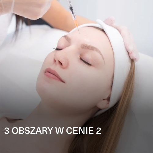 Redukcja zmarszczek mimicznych – 3 obszary w cenie 2 Redukcja zmarszczek mimicznych – 3 obszary w cenie 2